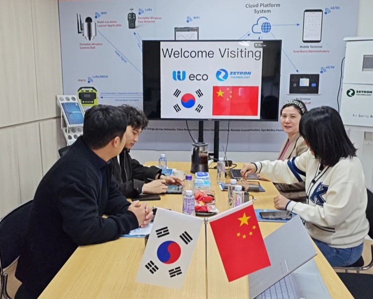 한국 고객이 Zetron을 방문하여 가스 안전 솔루션 및 오존 분석기 프로젝트에 대해 논의합니다!
