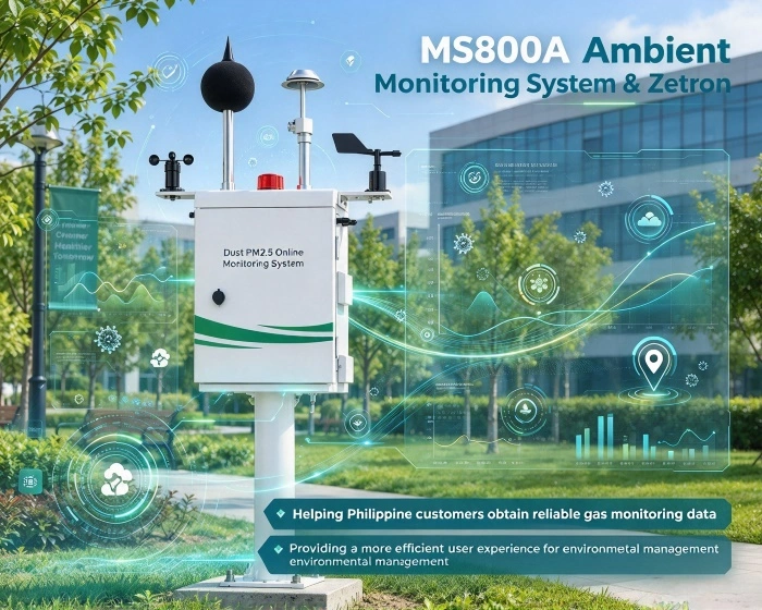 ​Zetron MS800A 대기질 모니터링 시스템 필리핀 배포, 설치 및 교육 완료